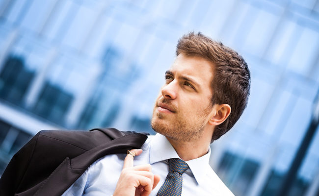 Handsome businessman portrait